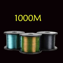 Fishing Accessories 1000m Invisible Spoted Line Fly Fishing Line Bionic Monofilament Fish Line Speckle carp Nylon Thread Fishing Line P230325