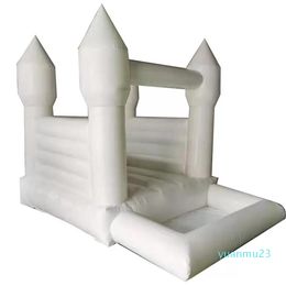 Customised PVC Kids trampoline toddler bounce house with ball pool pit Mini inflatable bouncer castle jumping For Kids Moonwalk Pa2627 11