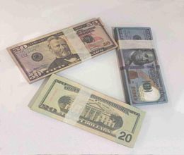 Prop Money Euro Party 20 50 100 Dollar Bills Bars Currency Notes Props Lifelike Christmas Paper Bank Note Movie Copy Canadian3878751