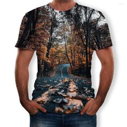 Men's T Shirts Men Summer Full 3D Printed Shirt Plus Size S-3XL Cool Printing Top Male Excellent Quality Tshirt Clothes
