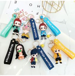 Fashion Cartoon Animation Japan styles Character Jewellery KeyChains Backpack Car Fashion Key Ring Accessories