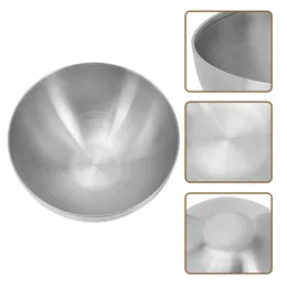 Bowls Stainless Steel Salad Bowl 15cm For Kitchen Stackable Serving Mixing Korean Cold Noodles Dishwasher Safe