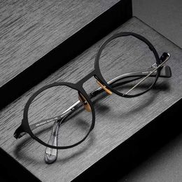 30% OFF Luxury Designer New Men's and Women's Sunglasses 20% Off The same Maruyama MM-0033 Japanese handmade round large thin metal frame