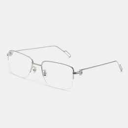 20% OFF Luxury Designer New Men's and Women's Sunglasses 20% Off Series 0218 Fashion Half Frame Pure Titanium Myopia Glasses High Quality