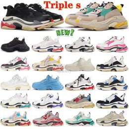 OG Balencigas Balencaigaity Designer Direct Paris Triple-s Casual Dad Shoes Oversized Mens Womens Track Triple s Black White Gym r Adq