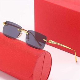 Luxury Designer High Quality Sunglasses 20% Off leopard head men women fashion personality optical frame can be equipped with myopia glassesKajia