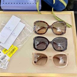 30% OFF Luxury Designer New Men's and Women's Sunglasses 20% Off version family butterfly button style ins fashion small face same female gg1021Kajia