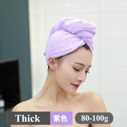 Towel Microfiber Dry Hair Shower Cap Strong Water Absorbent Triangle Hat Girl Washing Quick-drying Wiping ToolTowel