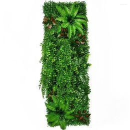 Decorative Flowers 40CM 120CM Home Decoration Artificial Plant Lawn Grass Fake Wall Garden Outdoor Interior