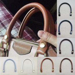 Bag Parts Accessories 1PCS Bag Handles Replacement for Handbags Women Shoulder Bag Strap PU Leather Bags Belt Solid Color Clasp Accessories For Bag 230325