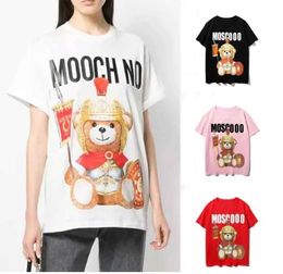 Moschinn Designer Summer Men T shirt Casual Printing T-shirts Outdoor Mens Women Tees Crew Neck Clothes US Size S-XXL #ch53