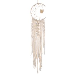 Dream Catcher Black Boho Decor with Crystal Stone Moon Dream Catchers for Bedroom Home Decor Wedding Ornament1221781