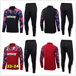 INGS tracksuit 2023 2024 BOWEN BENRAHMA SCAMACCA RICE L. PAQUETA tracksuits 23 24 RICE football tracksuit Men kids Training Suit