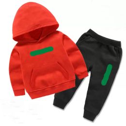 2023 In stock Designer kids Clothing Sets 1-9 years old Baby boys girls Sweater suit Tops pants children Hoodie