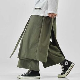 Men's Pants Cargo Pants Men 2023 Hip Hop Streetwear Jogger Pants Male Trousers Patchwork Casual Joggers Sweatpants Fashion Woman Pants M-5XL W0325