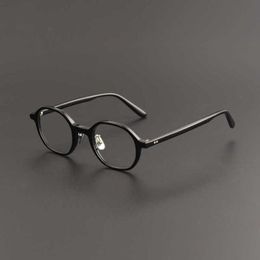 Men's Luxury Designer Women's Sunglasses Japanese handmade plate eyeglass frame personalized pattern men type myopia glasses women with degree