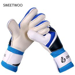 Sports Gloves Elementary and middle school football goalkeeper gloves thickened latex goalkeeper training gloves for adults 230325