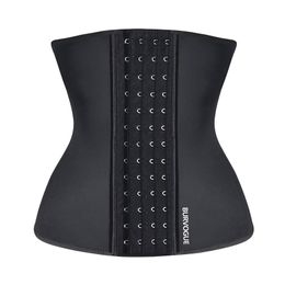 Women's Shapers Burvogue Waist Trainer Corset for Weight Loss Women Latex Corset Body Shaper Tummy Waist Cincher Slimming Shaper Belt Shapewear 230325