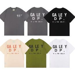 Men's T-shirts Designer Clothes for Men Fashion Letter Simple Crewneck Print Short Sleeves and Cottons Tops Size