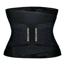 Women's Shapers Burvogue Neoprene Sweat Waist Trainer Fitness Belt Thermo Body Shaper Trimmer Corset Waist Cincher Wrap Workout Slim Shapewear 230325