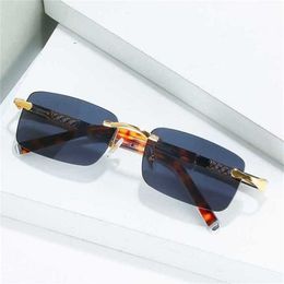 Luxury Designer High Quality Sunglasses 20% Off card board material leg frameless small box optical SunglassesKajia