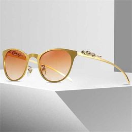 Designer Men's and Women's Beach Couple Sunglasses 20% Off Fashion toad card leopard head metal optical glasses frameKajia