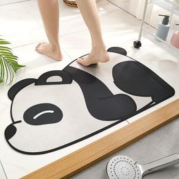 Carpets Mat Rug Cute Doormat Panda Carpet Non-slip The Floor Home Bathroom Balcony Absorbent Living Room Bedroom Soft