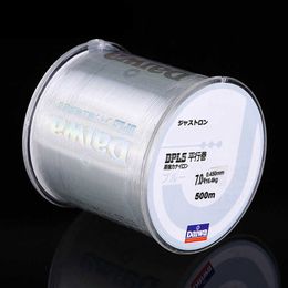 Fishing Accessories 500m Nylon Fishing Line Super Strong 2LB - 40LB 5 Colours Japan Monofilament Main Line Fishing Line Accessories P230325