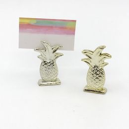 Gold Pineapple Place Card Holder Wedding Favors Place Card Clip Favors Party Table Decoration Supplies dh5444