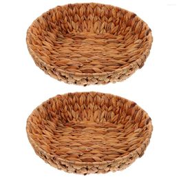 Dinnerware Sets 2pcs Dried Fruit Container Snack Storage Basket Vegetables Serving Kitchen