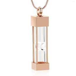 Pendant Necklaces Hourglass Urn Necklace For Ashes Women Men Memorial Keepsake Jewellery Human/Pet