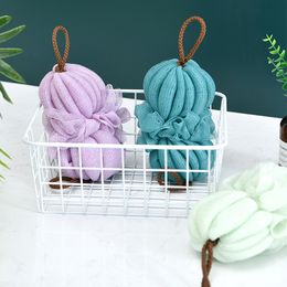 Mesh Bath Ball Exfoliating Scrubber Soft Shower Mesh Foaming Sponge Body Pumpkin Bath Bubble Ball Bathroom Accessories