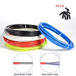 Water Bottles Cages Universal Bicycle Brake Cable Housing Shift Wire Pipe for 4mm5mm MTB Road Bike Derailleur Line Front Rear Tube 230325