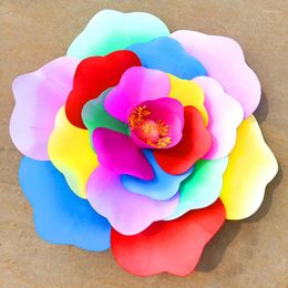 Stage Wear Dance Props Flower Children Hand-held Flowers Colourful Peony Umbrella Square