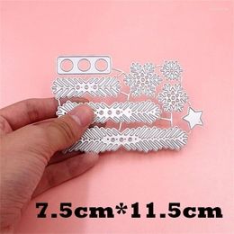 Decorative Flowers Christmas Tree Metal Die Cutting Dies Scrapbooking Embossing Folder Suit For Machine Diy Paper Craft Gift