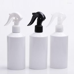 Storage Bottles 300ml White Plastic Bottle Trigger Spray Water Pumps For Flowers Household Makeup Mist Sprayer Pump 10oz PET Container