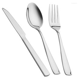 Dinnerware Sets 3Pcs/Set SUS 304 Stainless Steel Kitchen Utensils Knife Fork Western-style Temperature Superior Quality