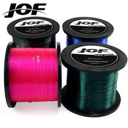 Fishing Accessories JOF 1000M Nylon Fishing Line Japanese Durable Monofilament Rock Sea Fishing Line Thread Bulk Spool P230325