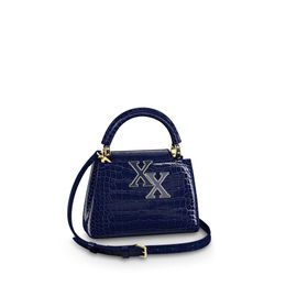 Handbag Fashion Women's Shoulder Bag Leather Material Smooth Surface Prepared for You Bag Lining Interlayer Ink Blue Brown White Pink