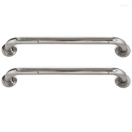 Bath Accessory Set 2X Bathroom Tub Toilet Stainless Steel Handrail Grab Bar Shower Safety Support Handle Towel Rack(40Cm)