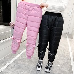 Trousers Winter Children Down Cotton Clothing Boys Pants Girls Leggings Kids Warm Windproof Waterproof Snow For