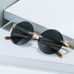 Designer Men's and Women's Beach Couple Sunglasses 20% Off card fashion small round frame trend SunglassesKajia