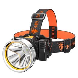 Headlamps Usb Strong Light Led Headlamp Waterproof Charging Outdoor High-power Lithium Powerful A Rechargeable Head Lamp Front