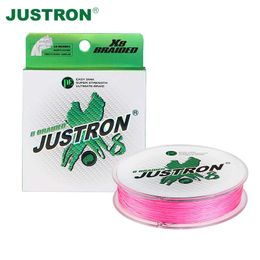 Fishing Accessories Justron Fishing Line PEX8 Braided Multifilament Line Pe For Braided Thread Snood Cord Tackle 100M/150M outdoor camping P230325