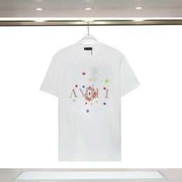 23 NEW Mens Womens Designer T-shirts Printed Fashion man T-shirt Top Quality Cotton Casual Tees Short Sleeve Luxury Hip Hop Streetwear T Shirts