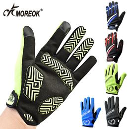 Sports Gloves Winter Bike Sports Gel Cycling Gloves Touch Screen Full Finger Bicycle Gloves MTB for Women Men 230325