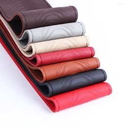 Steering Wheel Covers 3D Car Cover Soft Artificial Leather Braid For Auto Accessories Hand Sewing Wrap 38cm