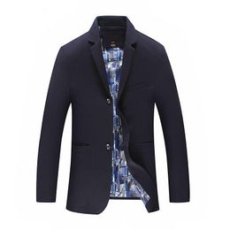 Men's Suits Mens Blazers L-8XL Black Self-cultivation Tide Jacket Plus Fat Size Blazer &