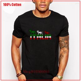 Men's T Shirts 2023 Italy Animal Flag Creative Design Male Shirt Gift Cosy And Breathable Unique Fashion Men Short Summer Top Streetwear