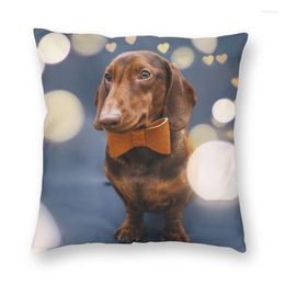 Pillow Fashion Cute Dachshund Dog Print Cover Home Decor Sausage Wiener Badger Dogs For Living Room